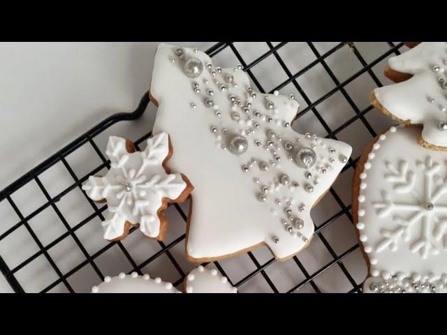 PERFECT EGG WHITE ICING for GINGERBREAD COOKIES