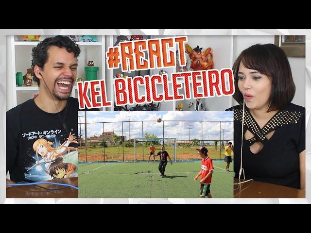 REACT DESAFIO DA BICICLETA NA TRAVE Ft. Kel React (Maneirando)