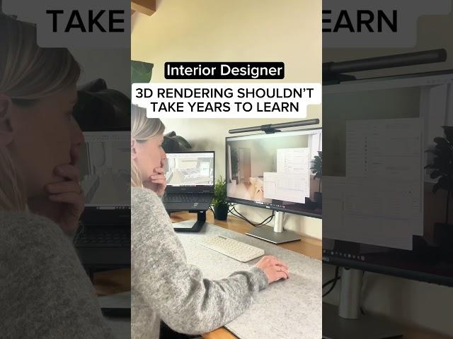 3D rendering shoudnt take years to learn #3drender #enscapeforsketchup #interiordesign