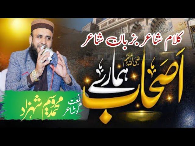 Ashab Hamary New Manqabat Shany Sahaba Waseem Shahzad اصحاب ہمارے