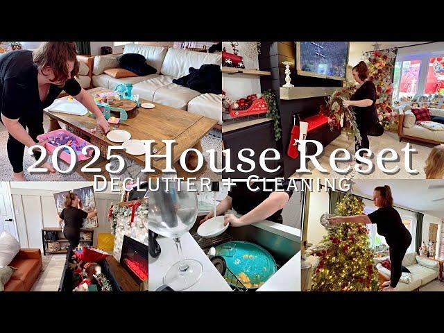 2025 Whole House Declutter + Clean With Me / Cleaning Motivation New Year House Reset