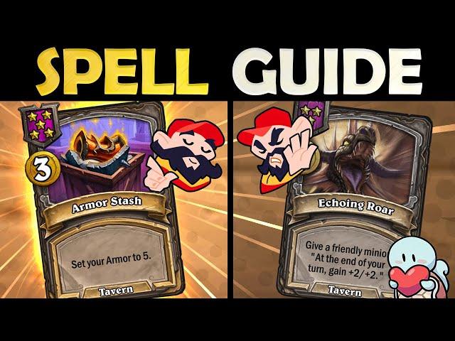 SPELL TIERLIST For Season 9 BGs! | Hearthstone Battlegrounds Guide