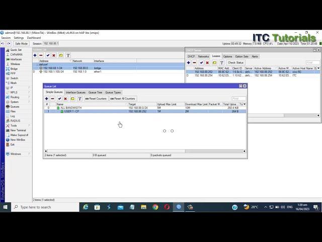 Bandwidth Management Using Simple Queue in Mikrotik Router - ITC Tutorial