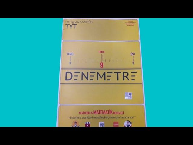 TONGUÇ KAMPÜS DENEMETRE TYT MATEMATİK BRANŞ DENEMESİ İNCELEME !!