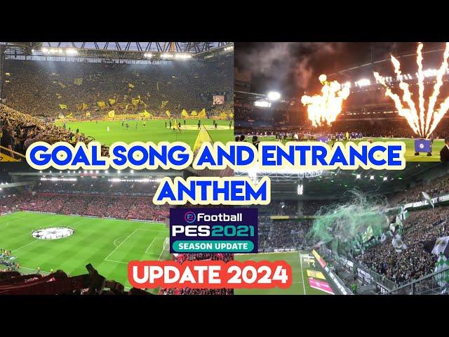 PES 2021 Sound Effect Goal Song and Entrance Anthem + New Update 2024