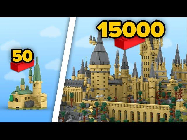 LEGO HOGWARTS From 50 to 15000 Parts | Comparison