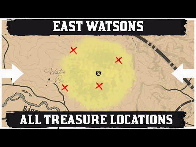 ALL East Watsons Treasure Map Location