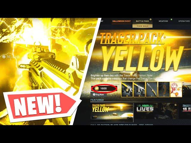 the NEW "Tracer Pack Yellow" Bundle In MODERN WARFARE! M13 "Sacrosanct" Yellow Tracer Fire!