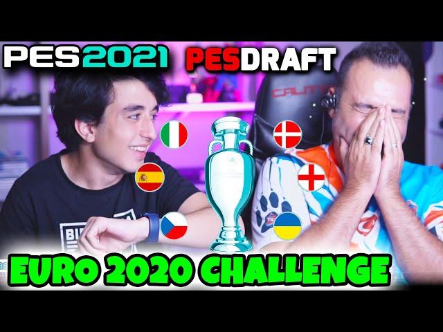 EURO 2020 ÇEYREK FİNAL CHALLENGE! | EMİRMANLA PES 2021 PESDRAFT OYNUYORUZ