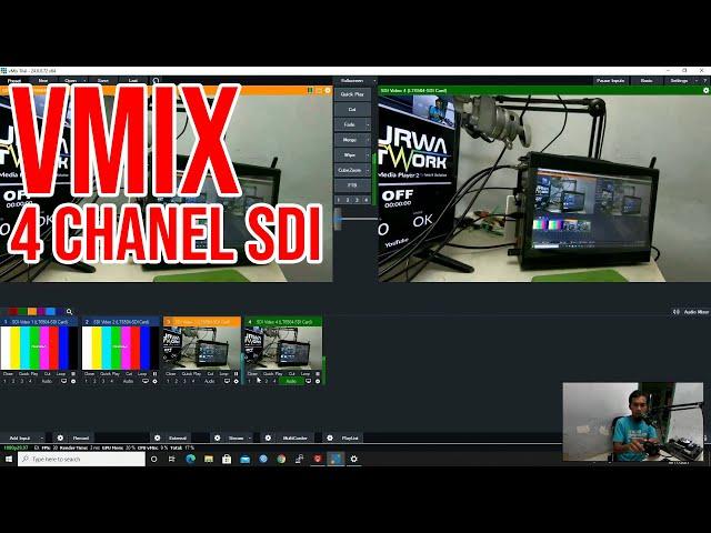 4 Chanel SDI - Test Sebelum Kirim vMix Mungil V2 1 Pesanan Kalimantan