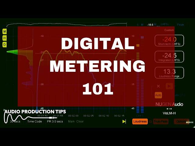 Digital Metering 101 - dBFS, RMS, LUFS and more