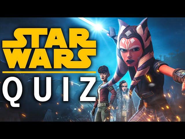 Wie gut kennst du STAR WARS  - QUIZ ( schwer ) / Deutsch