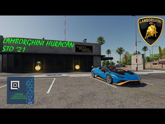 Farming Simulator 19 | Lamborghini Huracán STO '21 | MOD PC |