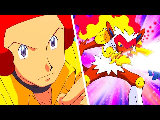 Ash vs Flint - Full Battle | Pokemon AMV