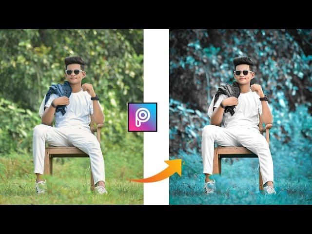 Picsart me background colour kaise change kare // picsart photo editing background color change...