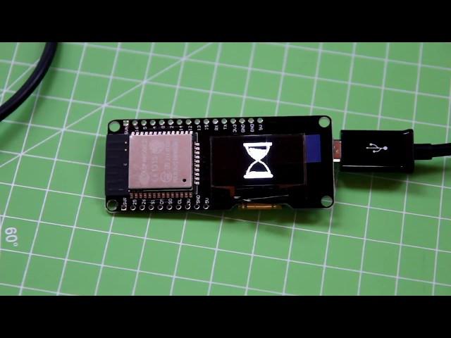 ESP32 Oled display with u8g2 library