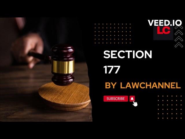 Section 177 Motor Vehicle Act   #judiciary #section177 #motorvehicleact #law