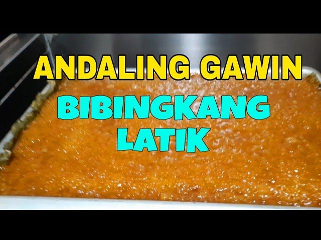 BIBINGKANG LATIK ANDALING GAWIN@KuyaDee23 #yummy #yummyfood #pinoyfood