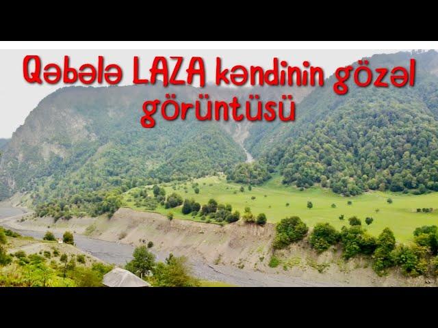 Qebele Laza kendi. Qəbələ Laza yolu