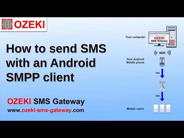 Send sms with SMPP Android client using Ozeki SMS Gateway