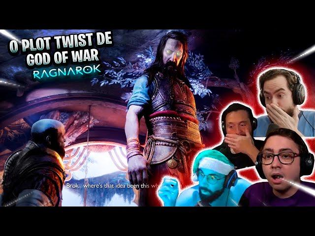 O PLOT TWIST DE TYR QUE DEIXOU TODOS DESACREDITADOS - STREAMERS REAGINDO GOD OF WAR RAGNAROK