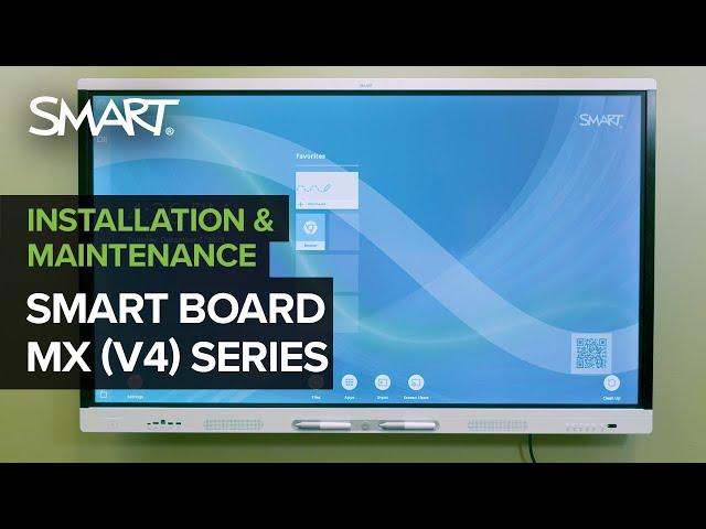 SMART Board MX (V4) and (V4) Pro Quick Installation (2024)