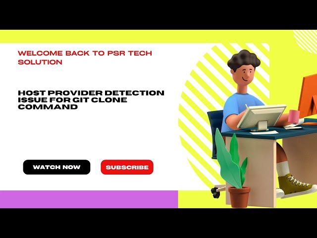 host provider detection issue for GIT clone command #youtubeindia #youtuber #youtube #youtubechannel