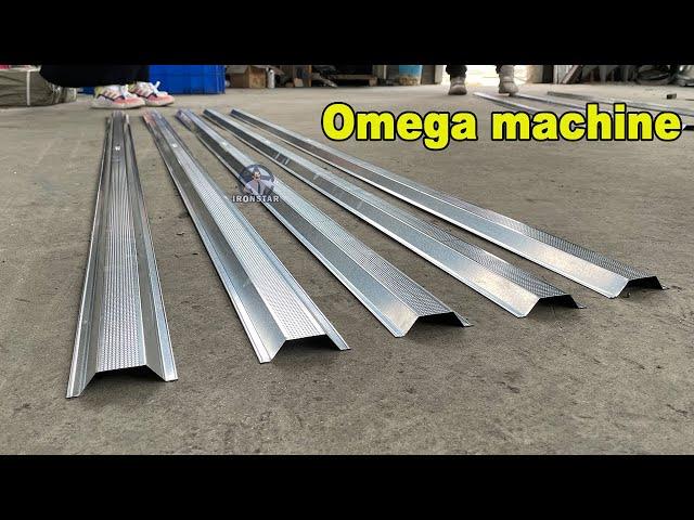 Omega machine | omega channel roll forming machine | Omega furring roll forming machine for Egypt