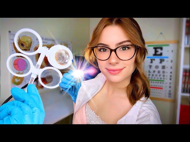 ASMR Eye Exam Roleplay: Light Triggers for Sleep & Relaxation!