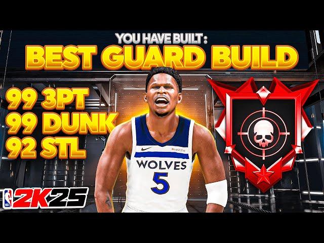 BEST GUARD BUILD in NBA 2K25! Best ALL AROUND Guard Build in NBA 2K25! Best Build in NBA 2K25!