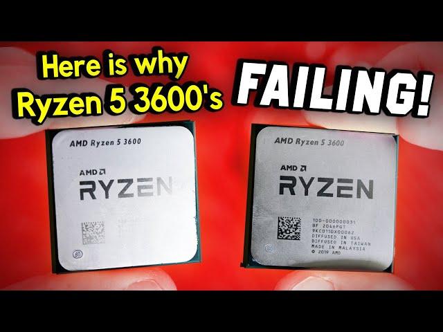 This is Why Ryzen 5 3600s Are FAILING!