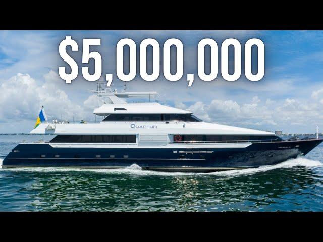 Touring a $5,000,000 Classic American SuperYacht | 125' Broward Marine Super Yacht Walkthrough