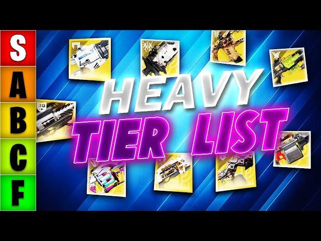 Exotic Heavy Weapon TIER LIST for PvE - Destiny 2