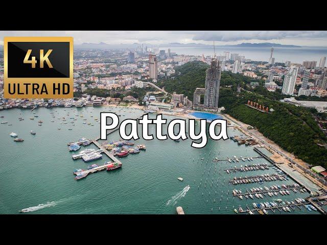  PATTAYA, THAILAND [4K] Drone Tour - Best Drone Compilation - Trips On Couch