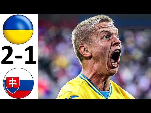 Украина обыграла Словакию! Отскок во втором тайме! Ukraine - Slovakia - Highligths