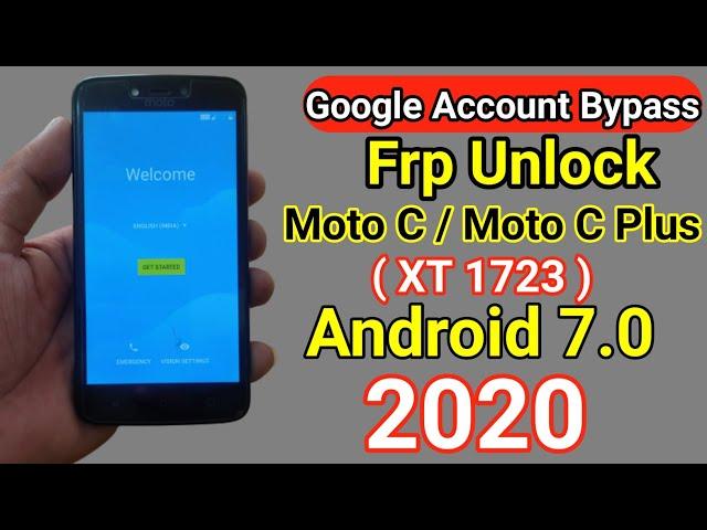 Moto C Plus Frp Bypass | Moto  XT 1723 Frp Bypass |  Moto C Plus Google Account | Alam mobile tech