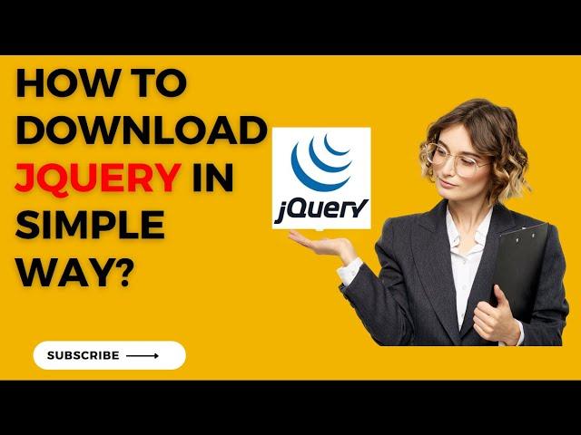 How to download jQuery in simple way? #jQuery