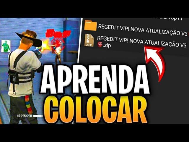 COMO COLOCAR REGEDIT NO FREE FIRE EM MOBILE (PASSO A PASSO) PELO ZARCHIVER  2022 - REGEDIT FREE FIRE