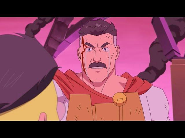 Omni-man cries for thraxans - Invincible (S2 E4)