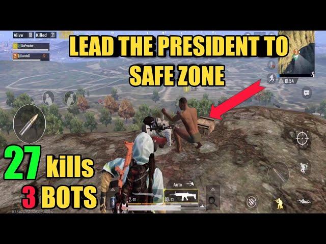 President Escort Challenge | Duo Vs Squad | Classic Mode | PUBG Mobile