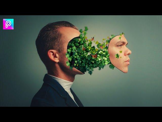 Plant Face Portrait Effect  Picsart Tutorial  | PicsArt Tutorial | Manipulation | Art Creative Mindz