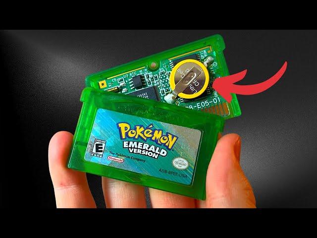 Replacing Pokemon Emerald Dry Internal Battery Game Boy Advance