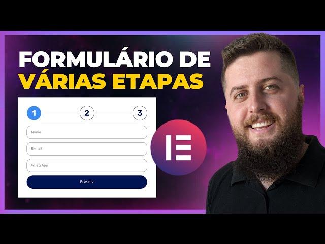 Como Criar Formulário de VÁRIAS ETAPAS no Elementor Pro [Passo a Passo]