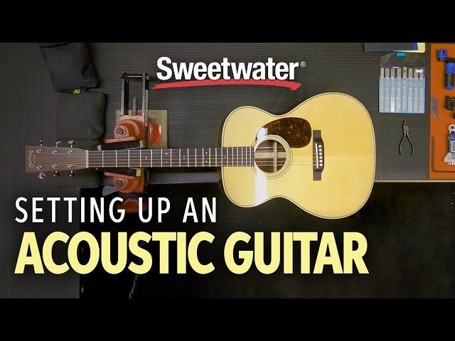 Acoustic Guitar Setup – How to Set up an Acoustic Guitar  | Guitar Lesson