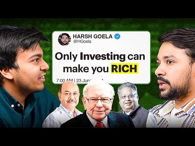 I have built my wealth from stock market ft. @goela | Harsh Goela