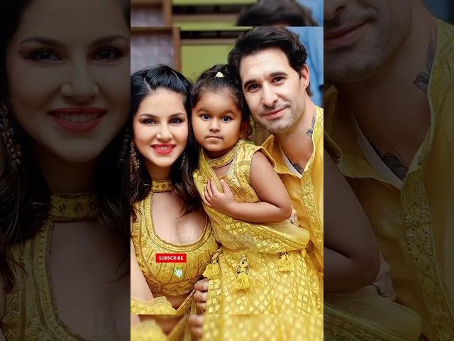 Sunny Leone Husband‍️‍‍ Daniel Weber Kids Adopted Nisha Kaur, Twin Son Asher & Noah #sunnyleone