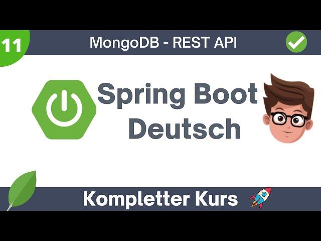 Spring Boot MongoDB - REST API | Spring Boot Tutorial Deutsch