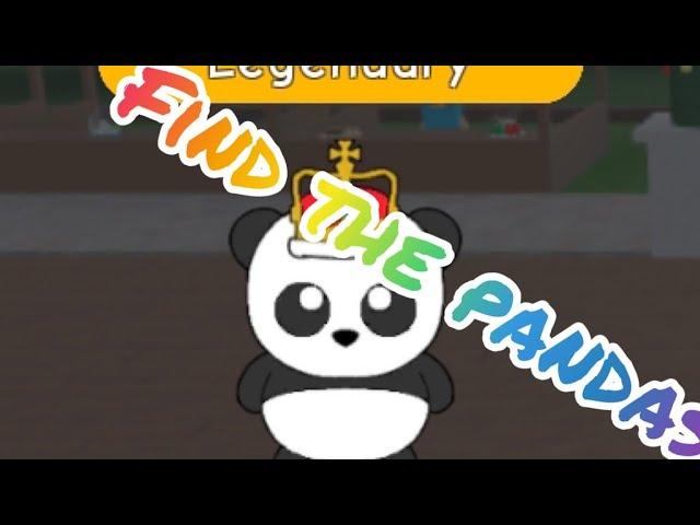 How to find King Panda / Find the Pandas Roblox