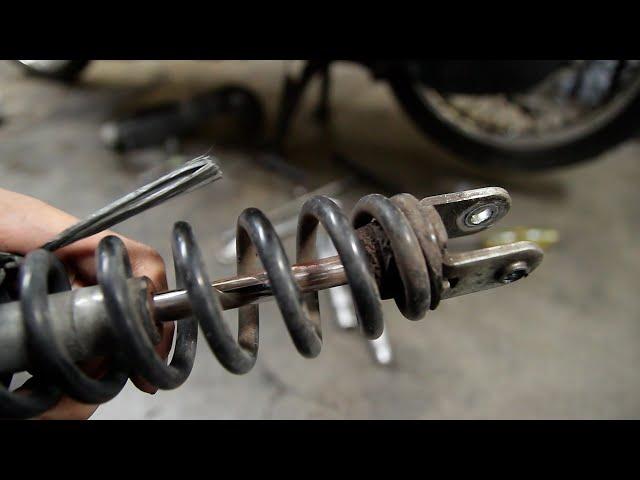 Tutorial Pasang Shock Belakang Yamaha Mio