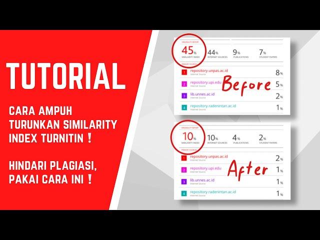 CARA PARAFRASE SKRIPSI UNTUK MENURUNKAN PLAGIASI TURNITIN